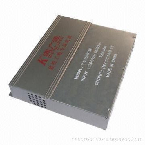 144W Centralized Power Supply for CCTV Cameras with Adjustable Voltage and 8-channel Output